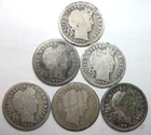 (6) 1892, 1896, 1898, 1898 S  +2* 6 Silver BARBER DIMES Shown * USA FREE SHIP #1
