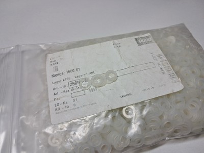 NEW - Dichtring aus Polyamid PA 266N-M5x1 (1000pk) Sealing Gasket Set White