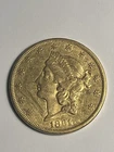 1861 $20 Gold Double Eagle Coin