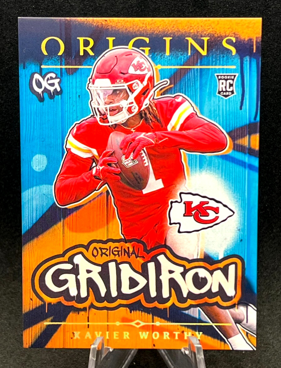 2024 Panini Origins XAVIER WORTHY Rookie Original Gridiron #17 KC Chiefs