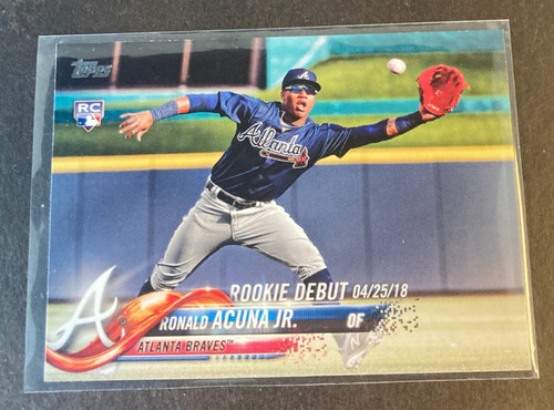 Ronald Acuna Jr. #UNL3 #UNL3 2021 Panini Donruss Optic Unleashed card