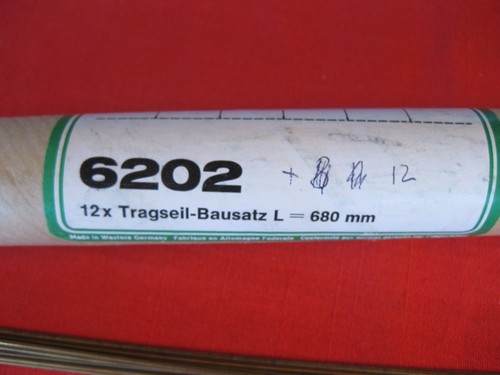 LGB 6202 56202 12 Stück 680mm TRAGSELL-BAUSATZ L | Zustand: Used