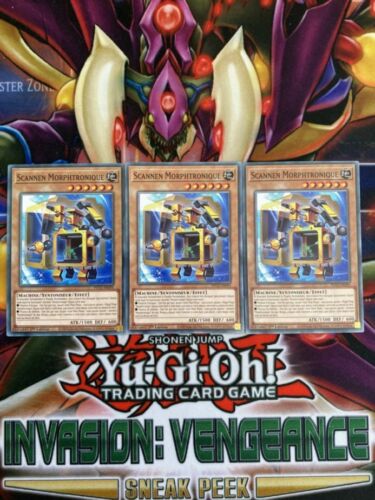 Lot de 3 cartes Yu-Gi-Oh! - Scannen Morphtronique - POTE-FR095 1st (x3) - Photo 1/2