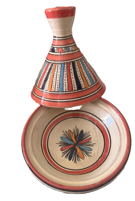Medium handmade tagine for serving & presenting ( 2 people)