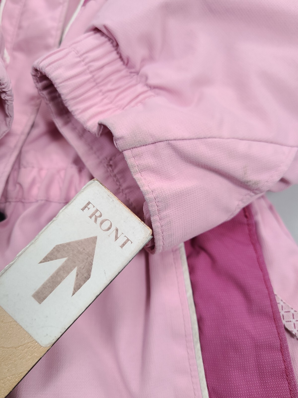 Columbia Jacket Girls Toddler Size 2 Pink Hoodie Full Zip Rain Coat Outdoors