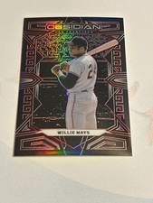 2023 Panini Chronicles - Obsidian #24 Willie Mays RED Etch Parallel - FREE SHIP