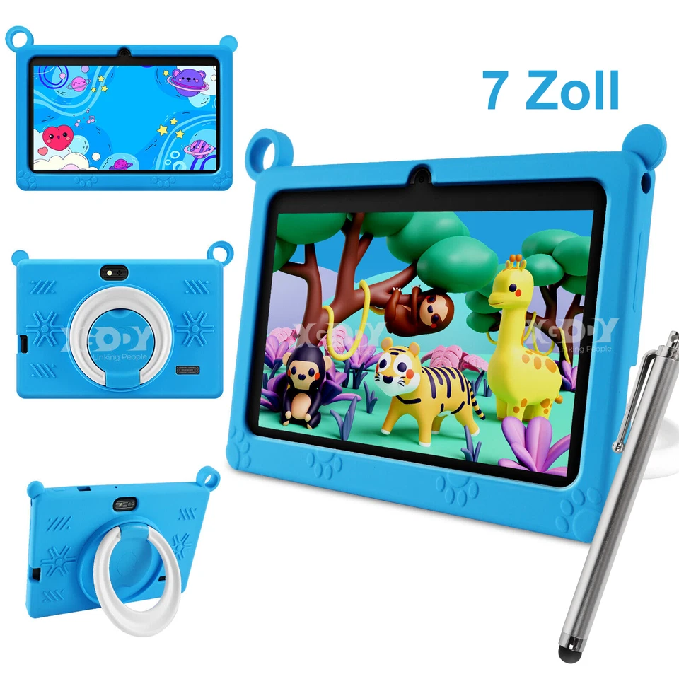 Kids N02 Kinder Tablet, Android-Tablet 10 Zoll 12GB+128GB 7000mAh Bluetooth WiFi