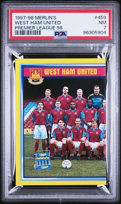 1997 - 98 merlin west ham #459 frank Lampard Rio Ferdinand team