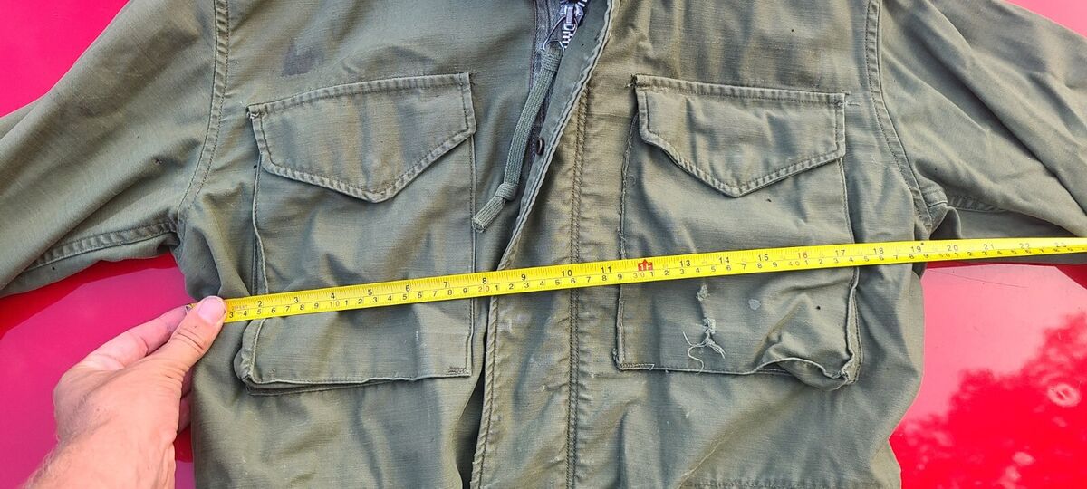 Vintage Military Army Man's Field Coat M-65 Jacket 1960s Vintage Military Army Man's Field Coat M-65 Jacket 1960s
