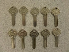 DOMINION RUN24 RUSSWIN SECTIONAL A1011-24N KEY BLANKS PACK OF 10