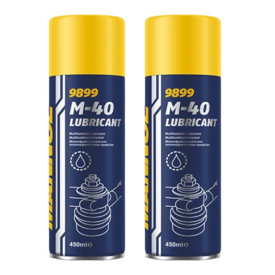 2x450 ml Multifunktionskriechöl Rostlöser MANNOL 9899 M-40 Lubricant Spraydose