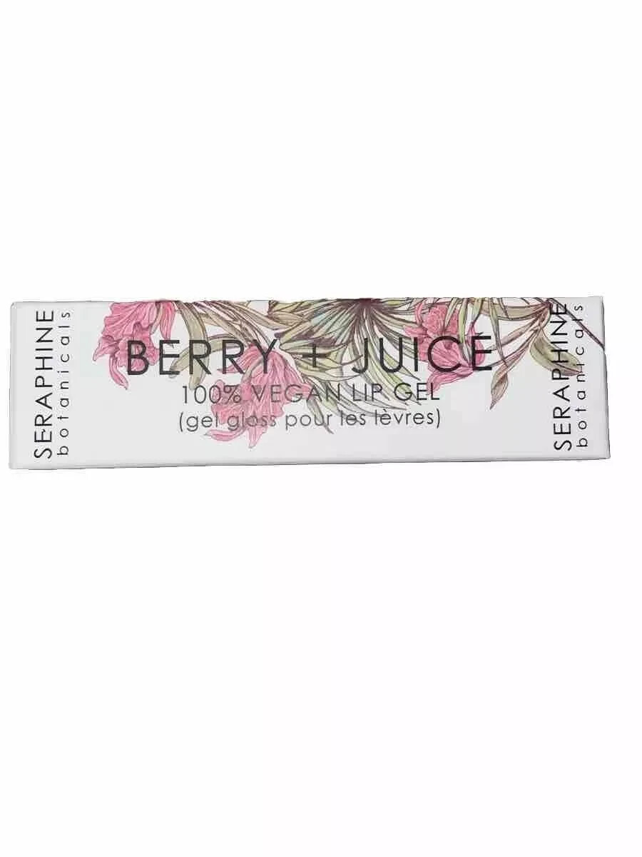 Z2 Seraphine Botanicals Berry Juice Vegan Lip GEL Dainty Peach .20 FL