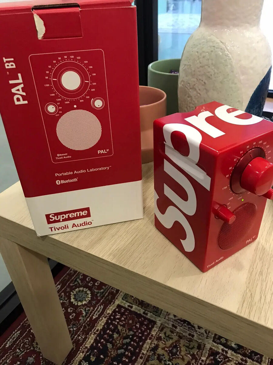 Supreme X Tivoli Pal Bluetooth Speaker Red SS18 | eBay Supreme X Tivoli Pal Bluetooth Speaker Red SS18 | eBay