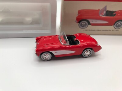 2001 Reader's Digest Red 1957 Chevrolet Corvette Coupe 1:64 Scale Die-Cast Car 