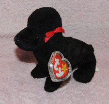 Original Ty Beanie Baby GiGi Pudel (Hund) mit Tag Vitrinenst&uuml;ck