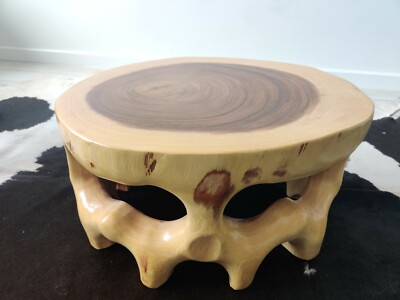 Handgefertigt aus einem Stück Holz - Couchtisch Unikat - gebraucht