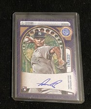 2021 Topps Gypsy Queen Autographs Indigo #GQAAAB Albert Abreu Yankees 59/150