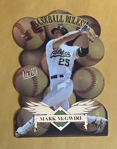 1996 Fleer Ultra Baseball Rules Mark McGwire #6 - Picture 1 of 2