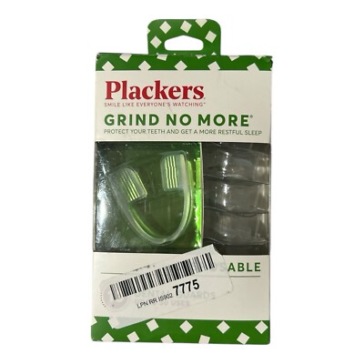 Plackers Grind No More Night Guard - Nighttime Teeth Protection, 10 Guards