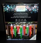 Gemmy Orchestra of Lights Color-Changing 24 LED Icicle Lights #1290084 NEW!!