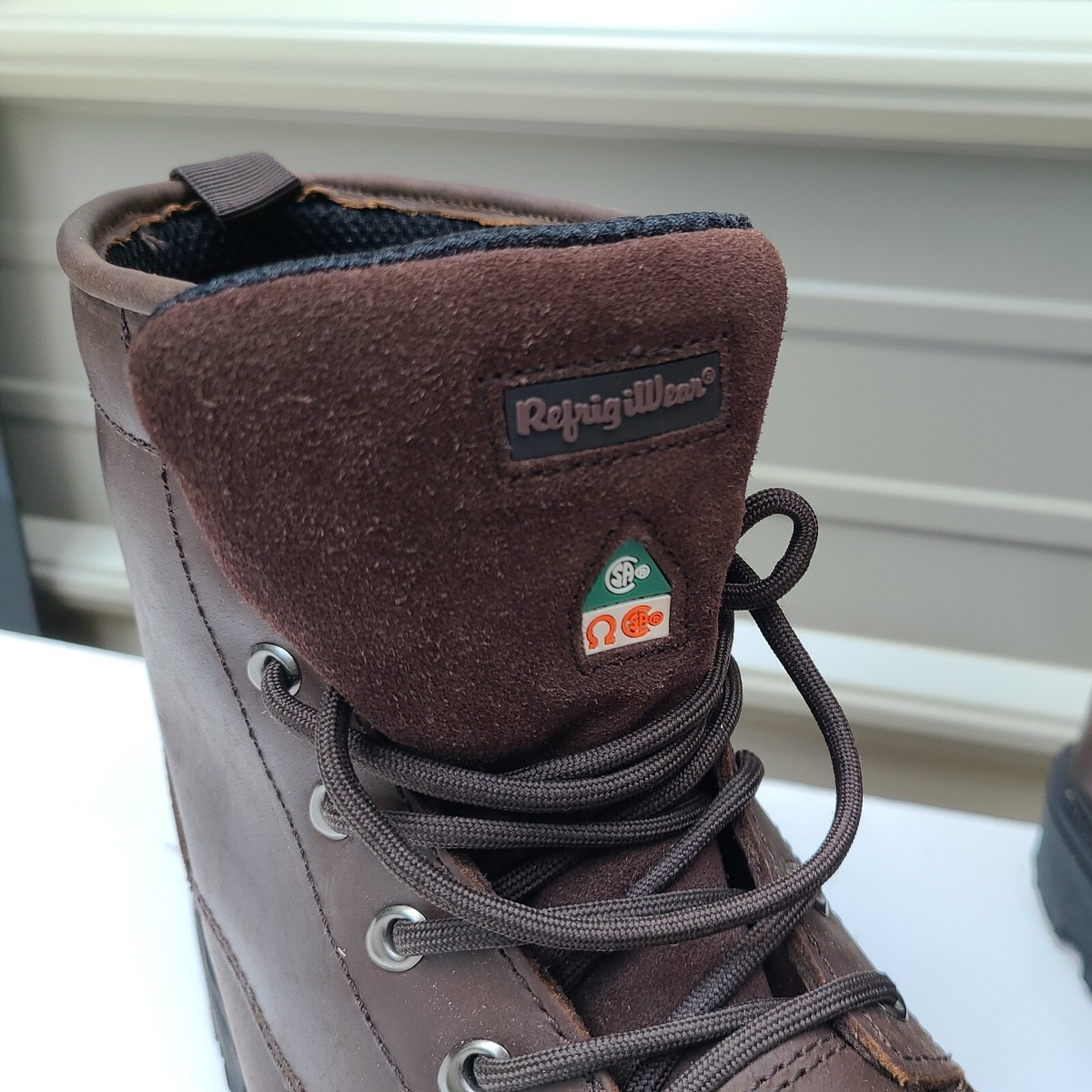 Refrigiwear Comfort 360 Mens Brown Leather F2413-11 Ankle Work Boots Size 14W RefrigiWear Men main image 4