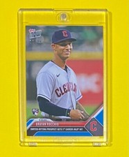 2023 MLB Topps Now Brayan Rocchio Rookie BLUE PARALLEL /49 SSP Guardians #305 RC