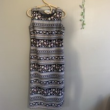 Play Chess Sz S Vintage Boho Pencil Midi Dress Lined Euc 90’s