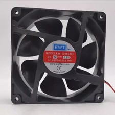 1PCS EW12038S24H 12038 DC24V 0.25A 12CM 2-Wire Dual Ball Cooling Fan