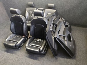 S-Line Lederausstattung Audi Q7 Sportsitze Ausstattung Sitze Ledersitze schwarz