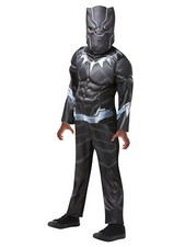 Jungen Black Panther Marvel Avengers Superheld Karneval Deluxe Kinderkostüm