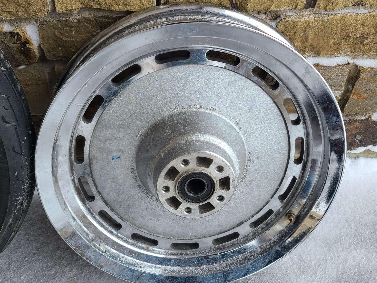19781986 Harley Davidson AMF 19” 9 Spoke Mag Wheel FX FXR XL 4349978