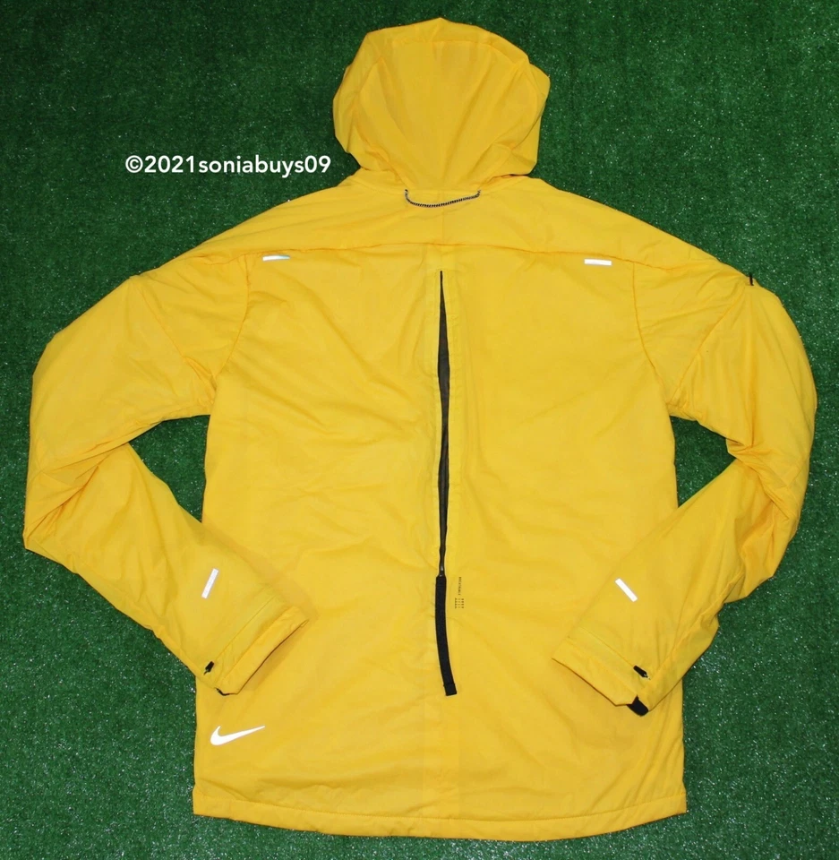 Nike Men's Running Division Dynamic Vent Jacket, CU7889-743, Yellow, Size S - Image 4 of 4