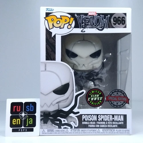Funko Pop! Marvel Spider-Man Veneno Spider-Man Glow Chase Edición #966