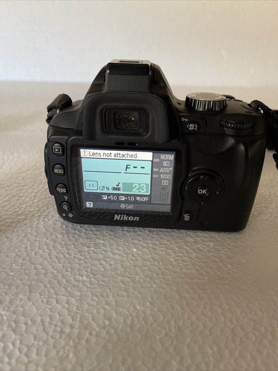 Nikon d60 AF-S DX Nikon 18-55mm f/3.5-56G VR camera - | eBay