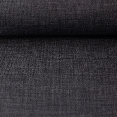 Charly beschichtet, Swafing, Baumwollmischgewebe, uni, Anthrazit, meliert