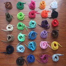 8mm Wide Flat Sneaker Shoelaces Sport Shoe Lace 24 Colors 120 140 160 180cm