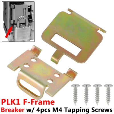 BUKIMISEH For Eaton Cutler Hammer PLK1 F-Frame Breaker Padlockable Handle Lock Hasp Kit M4