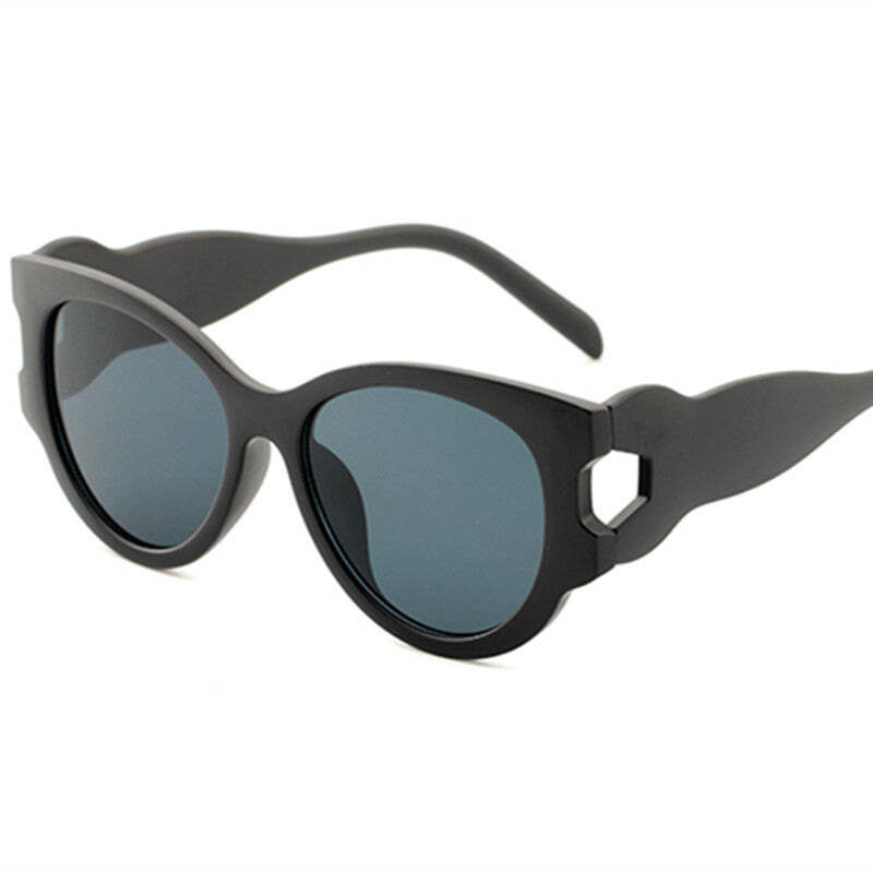 Women's Large Frame Multicolor Stitching Men & women sunglasses