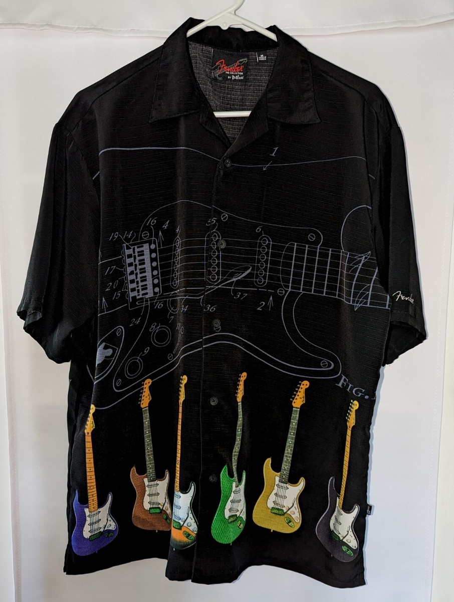 guitar dress shirts Men's Guitar Button-Up Shirt