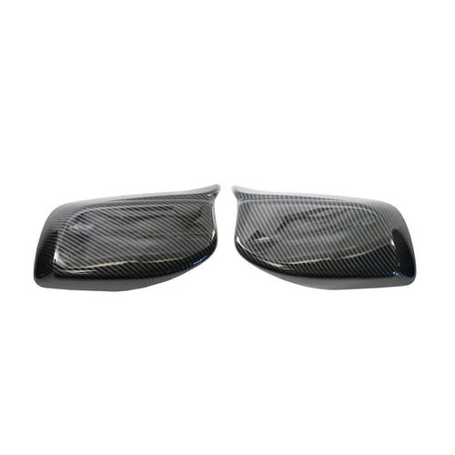 M Style Carbon Fiber Side Rearview Mirror Cover Caps For 2004-2007 BMW E60 E61 - Picture 3 of 7