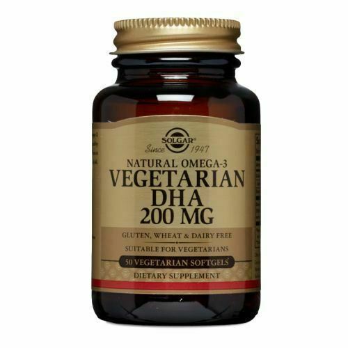 Solgar Omega-3 Vegetarian DHA Supplement 200 MG 50 Count for sale online |  eBay
