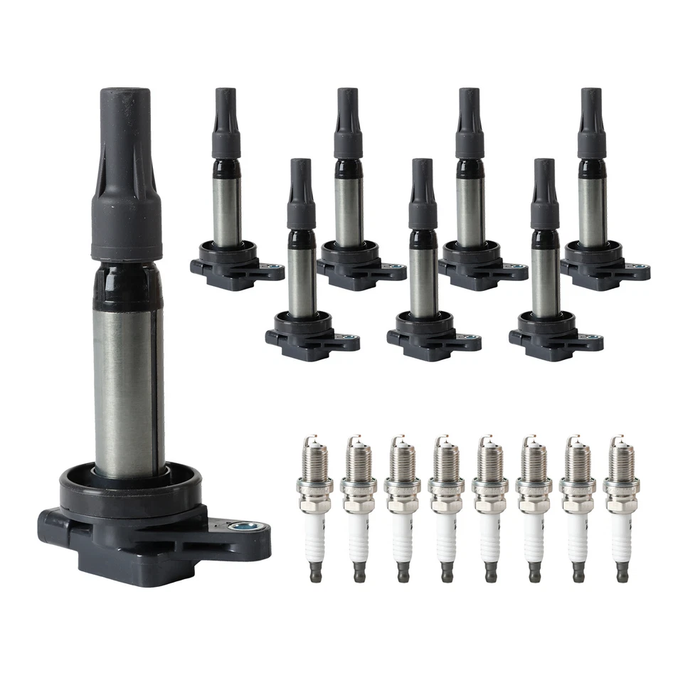 8X For 2006-2009 Land Rover Range Rover Sport 4.4L V8 Ignition Coil & Spark Plug - Image 4 of 4