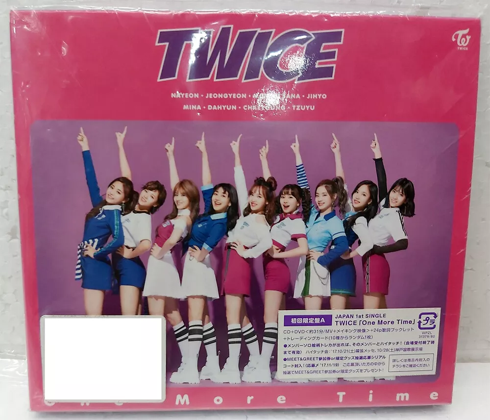 TWICE [ One More Time CD+DVD ] Japan 1st single (初回限定盤A) K-pop Tzuyu Sana  Momo