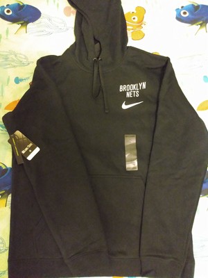 Nike NBA Brooklyn Nets City Edition Pullover Hoodie Logo ...
