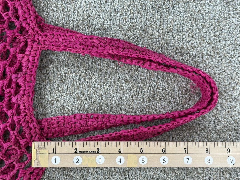 Beyond The Beach BTB Los Angeles Sunday Market Morning Tote Bag in Bright Pink - Image 3 of 4