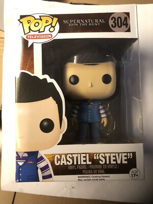 Funko Pop Television Supernatural Castiel “steve” #304