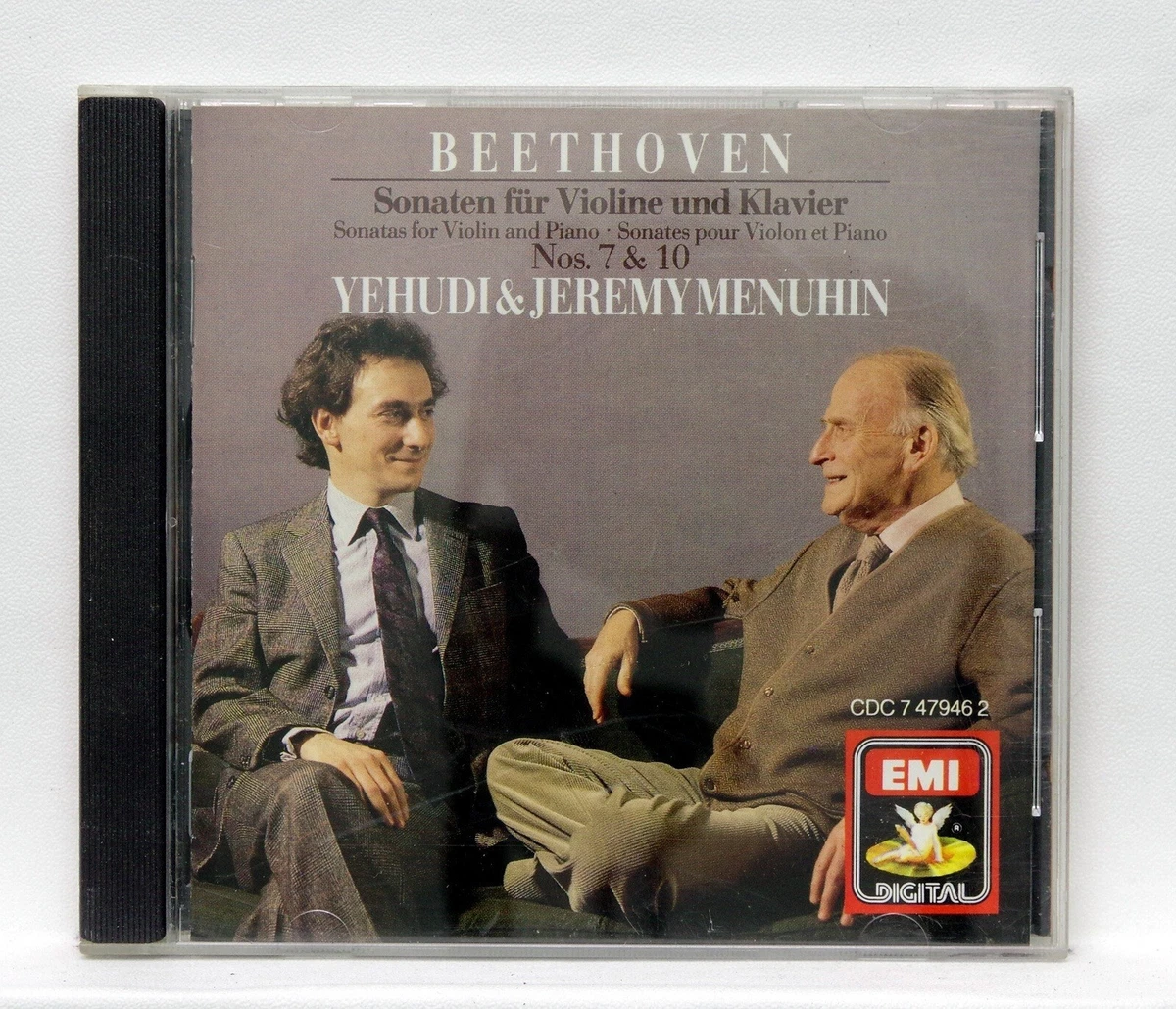 YEHUDI & JEREMY MENUHIN - BEETHOVEN violin & piano sonatas nos.7 & 10 EMI  CD NM | eBay