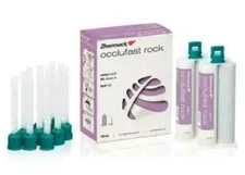 Zhermack Occlufast Rock Bite Registration Extra Hard Fast Set 2pk w/ Tips..