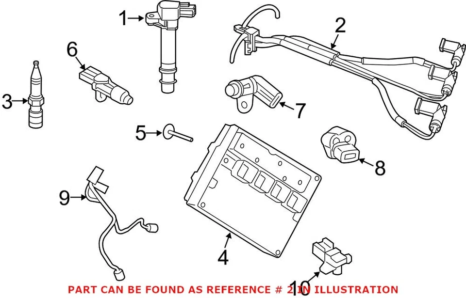 Capacitor de ignição Mopar original do fabricante para Jeep Cherokee Wrangler JK - Imagem 2 de 2