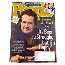 PEOPLE Magazine Nov. 7 2022 Michael J. Fox Leslie Jordan Olivia Wilde U2's Bono